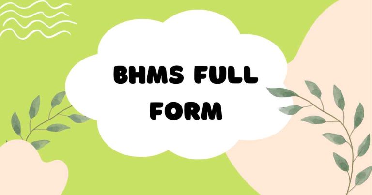 BHMS Full Form