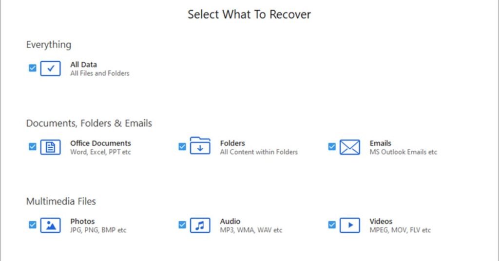 Stellar Data Recovery Professional tool