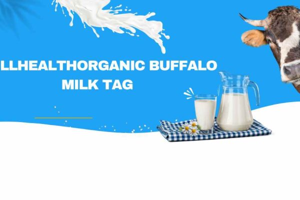wellhealthorganic buffalo milk tag