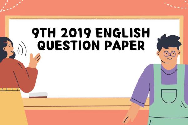 9th 2019 english question paper